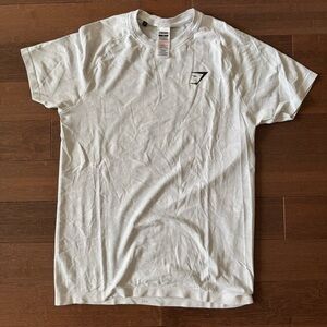 Men’s Gymshark Geo Seamless Tee - M, white